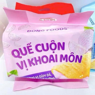 QUẾ CUỘN VỊ KHOAI MÔN GAUSOMEFOOD