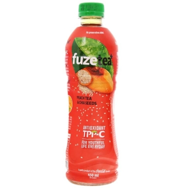 FUZE TEA TRÀ ĐÀO VÀ HẠT CHIA